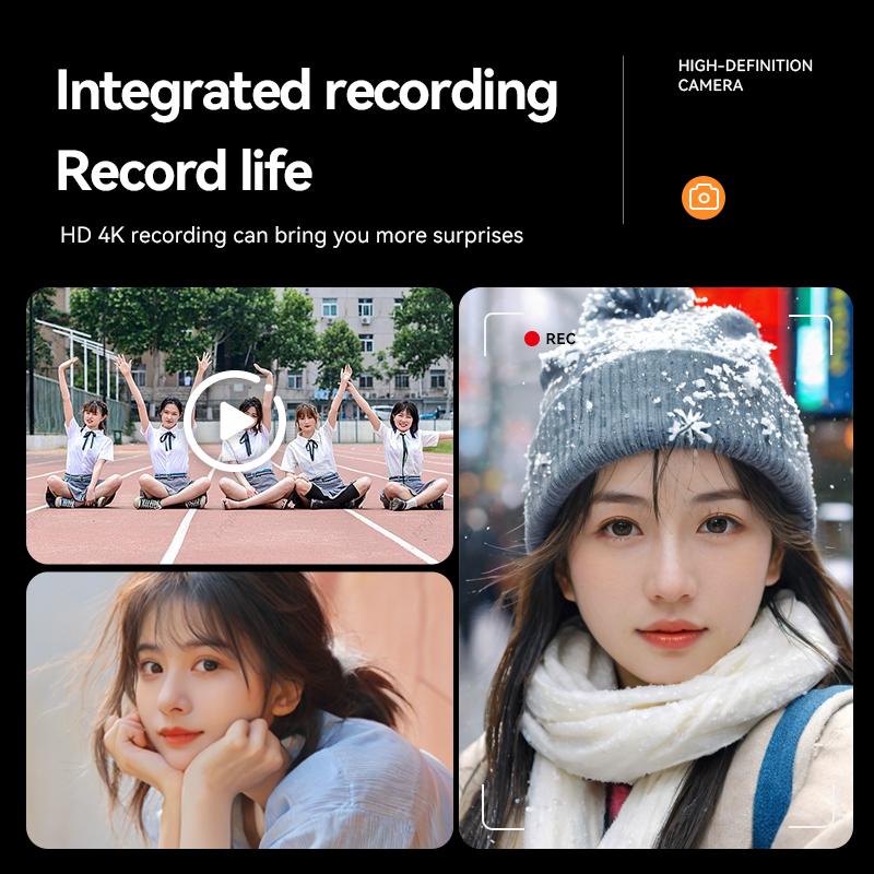 HD 50MP Digital Camera 1080P Student Pocket Camera Support AF Autofocus 16X Zoom 2.4 Inch Retro Portable Compact Small Video Cam.[Free 32GB memory card]