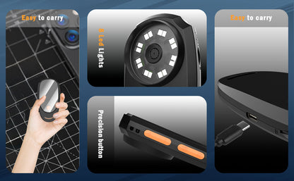 Handheld Portable Digital Microscope HD 2 megapixels Magnifying Glass 2.0 Inch Screen 500X Magnification For Reading, Plant Observation Coin Jewelry Identification Etc.