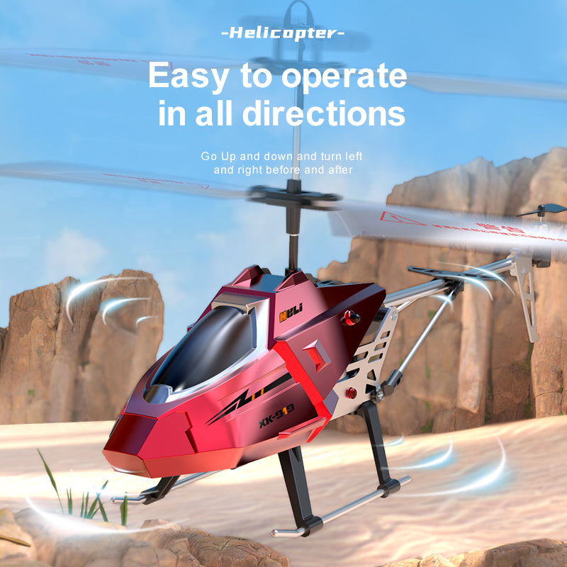 Small Helicopter Unmanned Aerial Vehicle Remote Control Aircraft Drop Resistant Induction Aircraft Model With Lights And Height-Adjustable Remote-controlled Airplane Can Hover Steady
