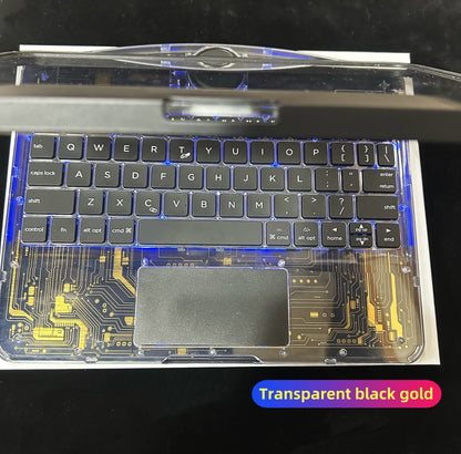 iPad Keyboard Tablet Case Suitable For iPad Pro 13inch 2024 / Air6 / iPad Pro 11/ iPad 7/8/9、ipad Air 13-Inch 2025 All In One Trackpad Magic Keyboard 360° Rotation Tablet Cover