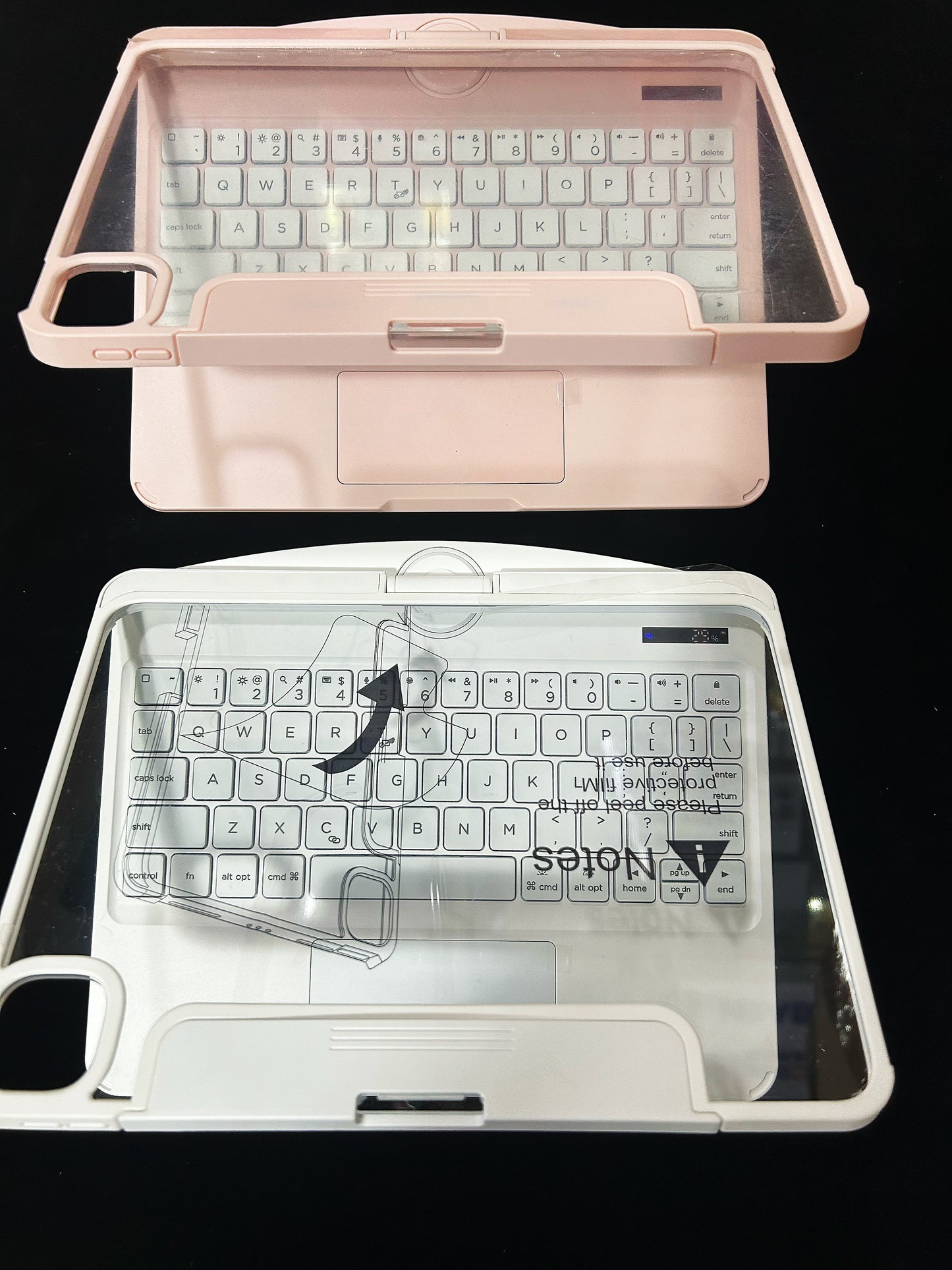 iPad Keyboard Tablet Case Suitable For iPad Pro 13inch 2024 / Air6 / iPad Pro 11/ iPad 7/8/9、ipad Air 13-Inch 2025 All In One Trackpad Magic Keyboard 360° Rotation Tablet Cover