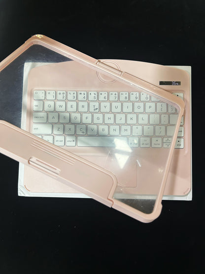 iPad Keyboard Tablet Case Suitable For iPad Pro 13inch 2024 / Air6 / iPad Pro 11/ iPad 7/8/9、ipad Air 13-Inch 2025 All In One Trackpad Magic Keyboard 360° Rotation Tablet Cover