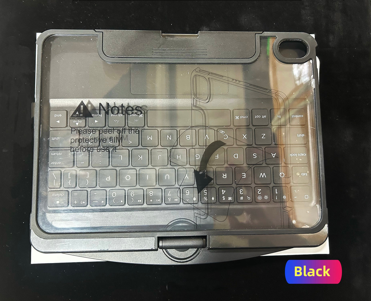 iPad Keyboard Tablet Case Suitable For iPad Pro 13inch 2024 / Air6 / iPad Pro 11/ iPad 7/8/9、ipad Air 13-Inch 2025 All In One Trackpad Magic Keyboard 360° Rotation Tablet Cover