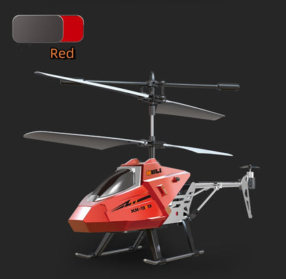 Small Helicopter Unmanned Aerial Vehicle Remote Control Aircraft Drop Resistant Induction Aircraft Model With Lights And Height-Adjustable Remote-controlled Airplane Can Hover Steady
