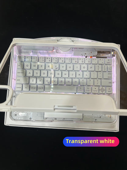 iPad Keyboard Tablet Case Suitable For iPad Pro 13inch 2024 / Air6 / iPad Pro 11/ iPad 7/8/9、ipad Air 13-Inch 2025 All In One Trackpad Magic Keyboard 360° Rotation Tablet Cover