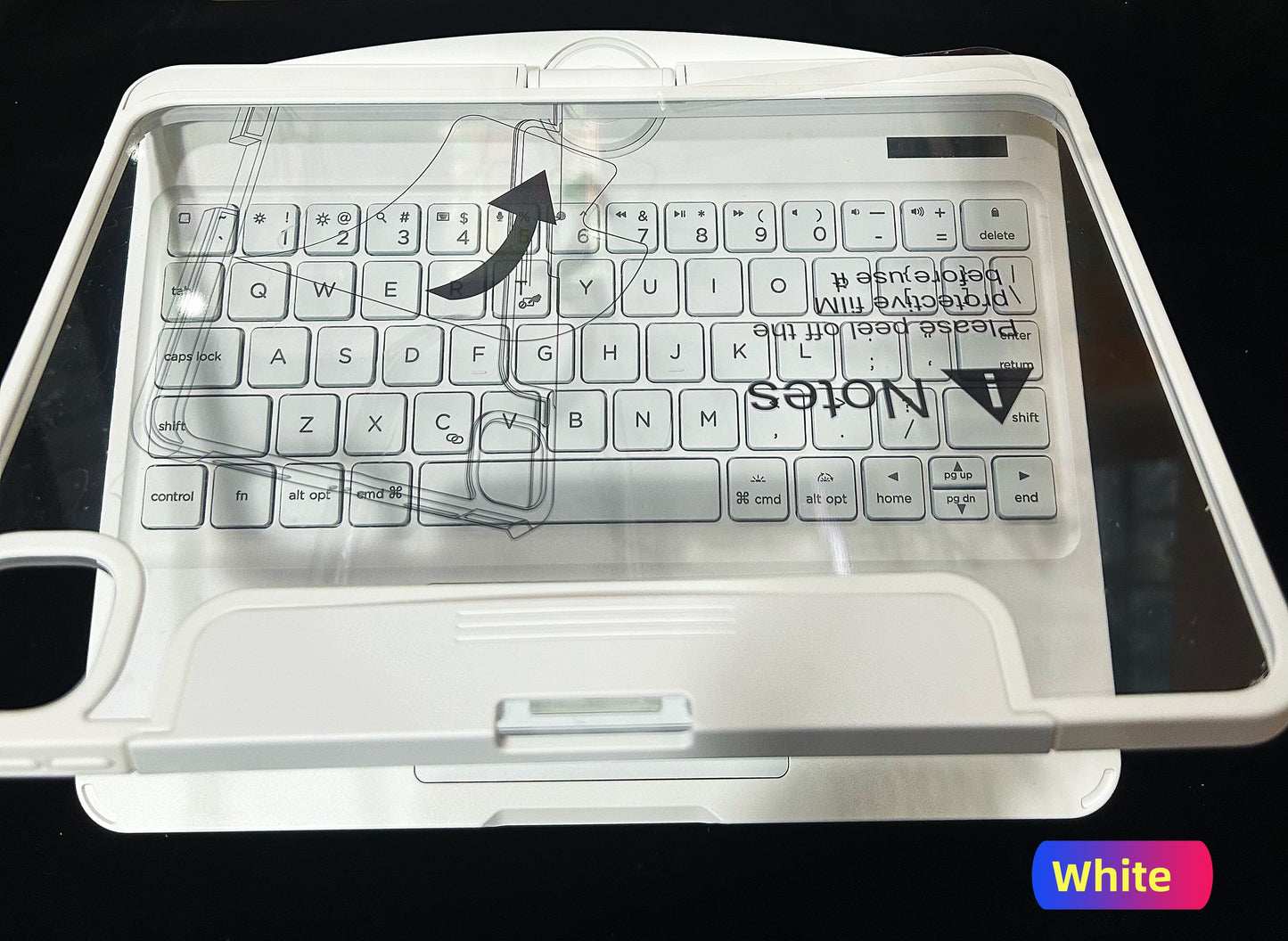 iPad Keyboard Tablet Case Suitable For iPad Pro 13inch 2024 / Air6 / iPad Pro 11/ iPad 7/8/9、ipad Air 13-Inch 2025 All In One Trackpad Magic Keyboard 360° Rotation Tablet Cover